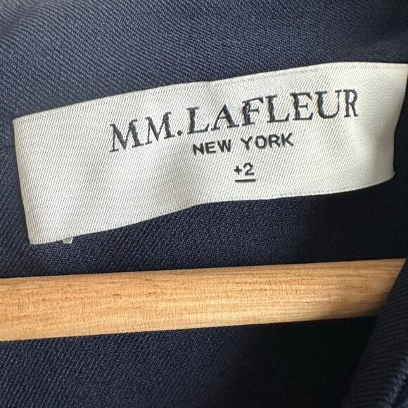 MM Lafleur Women's Aditi Sheath Dress WonderTex Dark Navy Blue 2X - Picture 4 of 12